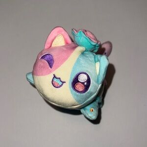 Aphmau Plush Multicolor Cat - Pink, Cream & Blue